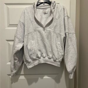 Joah Brown Cream Fleece Pullover